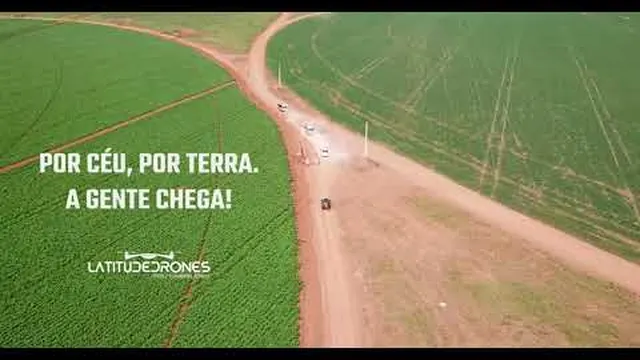 Capa do vídeo aéreo do evento Dia de Campo Agro