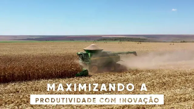 Capa do vídeo aéreo sobre agricultura